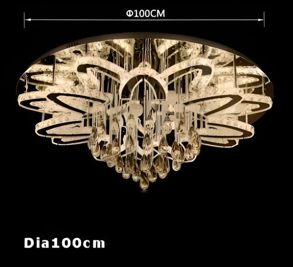 LED Modern Crystal Stainless Steel Chandelier Supply