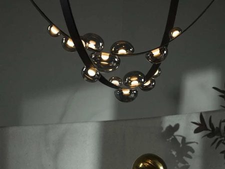 Modern Leather LED Pendant - Decor with Style &  Efficiency Discount