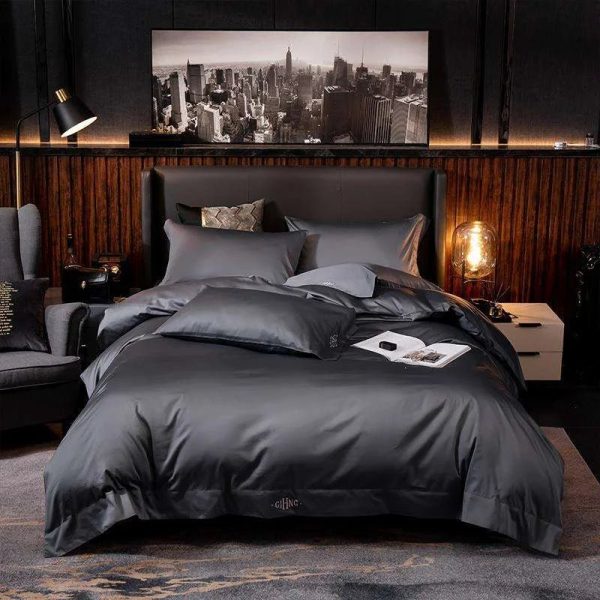 Silky Soft Egyptian Cotton Bedding Set - Luxurious Comfort for Queen and King Size Beds Fashion