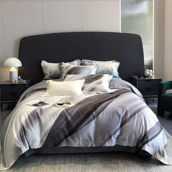 Luxury Egyptian Cotton Marble Grain Bedding Set Online