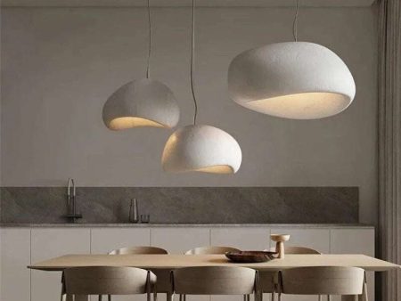 Minimalist E27 Pendant Light: Modern Wabi-Sabi Chandelier Online Sale