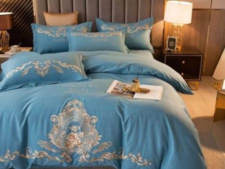 Egyptian Cotton Embroidered Bedding Set Online Sale