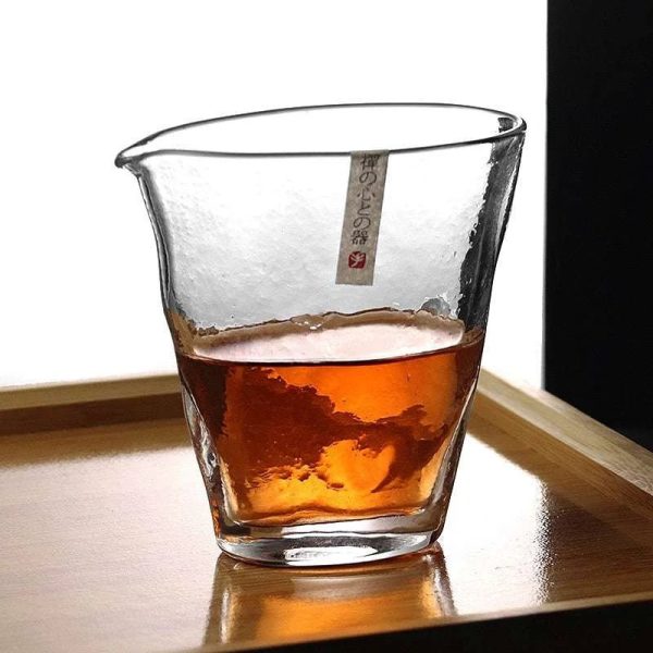 Japanese-Style Irregular Hammer Pattern Whiskey Glass & Tea Mug Hot on Sale