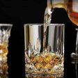 Vintage Crystal Whiskey Glasses - Unique Bourbon & Cocktail Glassware Discount