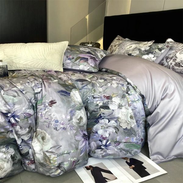 1000TC Egyptian Cotton Bedding Set - King & Queen Size Online now