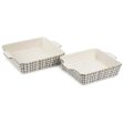 Stoneware Square Baker, Piece Set Baking Dishes Cheap