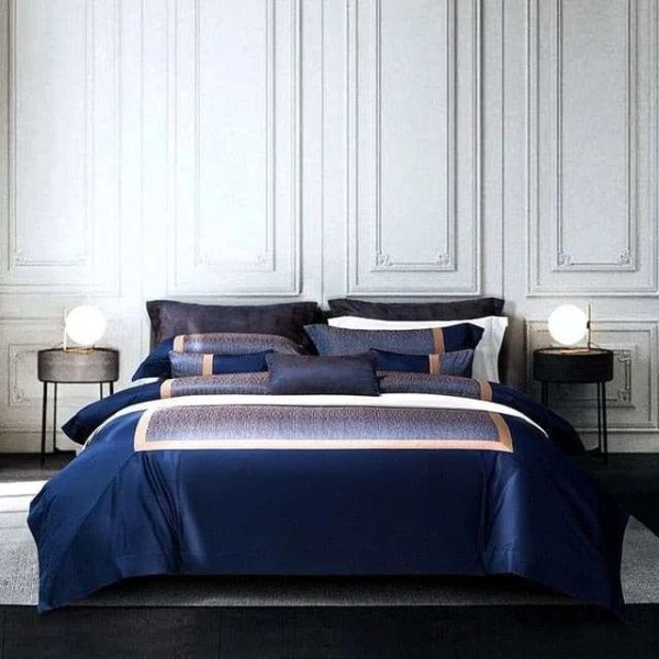 Italian Splendor: Opulent Egyptian Cotton Bedding Set Fashion