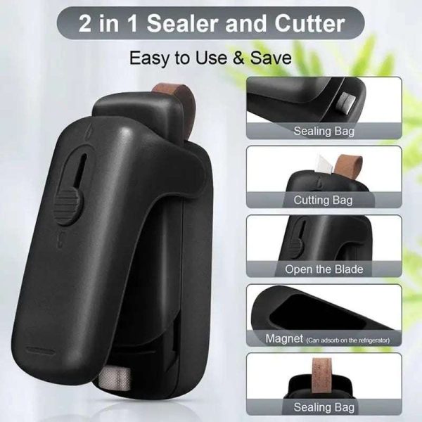 Product Name: 2-in-1 Handheld Bag Sealer with Cutter For Sale