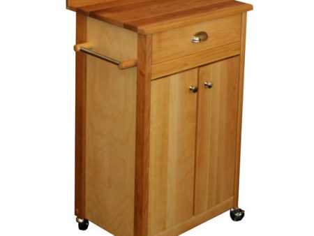 Butcher Block Cart with Backsplash Butcher Block Top 51531 Online Hot Sale