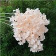 Snow Covered Sky star Cherry Blossom Artificial Flowers Wedding Arch Ceiling Decoration Home Party Decoration DIY Fake  Flowers Cheap