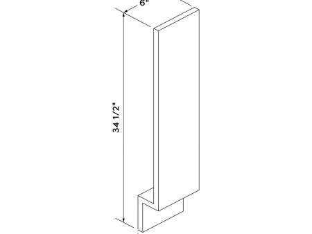 Black Shaker 6 W Base Filler by Craft Online