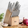 Knife Stand Acacia Solid Wood For 15PCS Kitchen Knives Set Scissors Sharpening Rod Holder Knife Block Shelf Storage Tools Sale