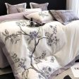 Purple Flower Embroidered Bedding Set Online