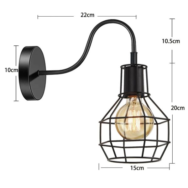 Nordic Vintage Industrial Wall Light Fixture For Discount