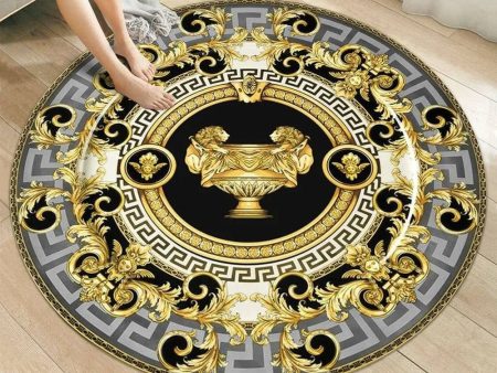 Gold Round Carpets on Sale