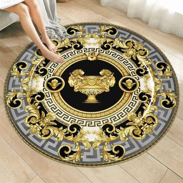 Gold Round Carpets on Sale