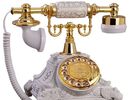 Vintage Resin Rotating Dial Landline Phone Online