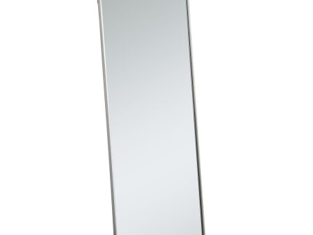 Metal Frame Rectangle Mirror 24 Inch In Silver Online