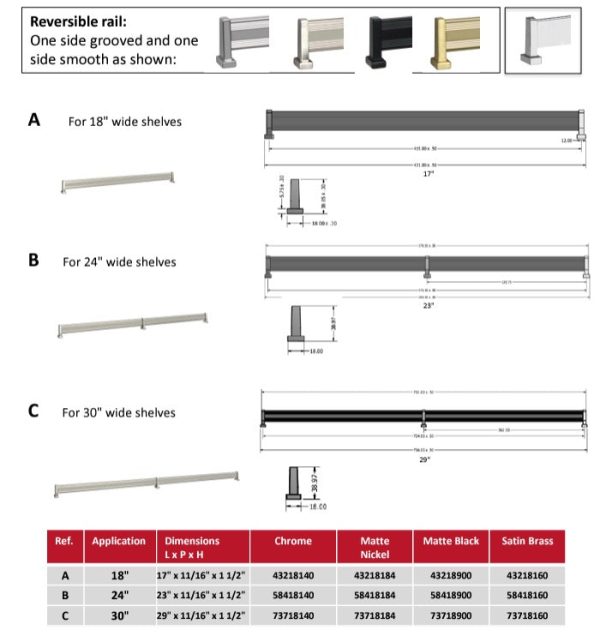 Elegant Designer Closet Shoe Rails for Closet Shelves Supply