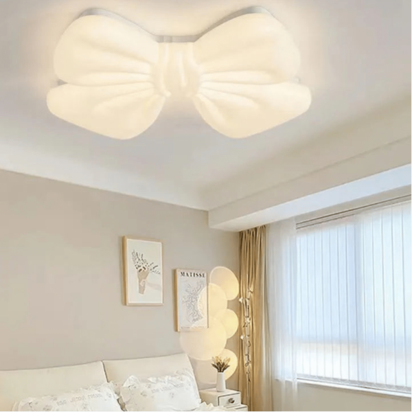 Princess Butterfly Bow Chandelier - Cute LED Ceiling Light for Kids Room Discount