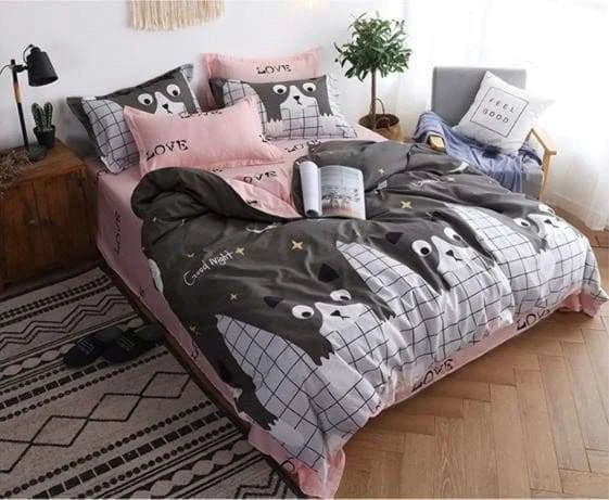 Aloe Cotton and Polyester Fiber Bedding Set Supply