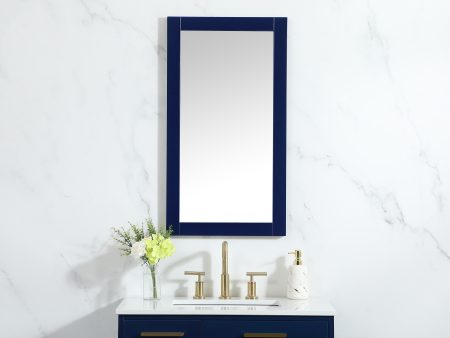 Aqua Vanity Mirror 18X32 Inch In Blue Hot on Sale