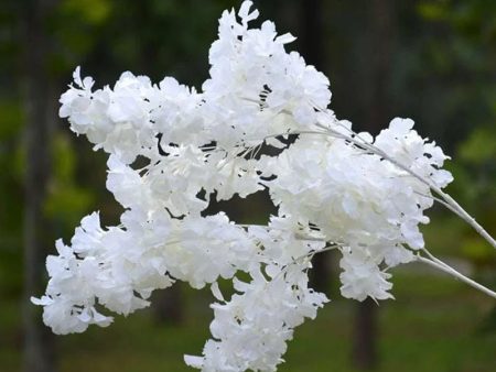 Snow Covered Sky star Cherry Blossom Artificial Flowers Wedding Arch Ceiling Decoration Home Party Decoration DIY Fake  Flowers Cheap