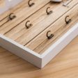 6-Hook Wooden Metal Key Hook Board Online