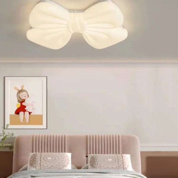 Princess Butterfly Bow Chandelier - Cute LED Ceiling Light for Kids Room Discount