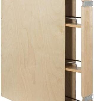 3  or 6  Fully Encased Base Cabinet Filler Pullout with Adjustable Shelves and Premium Soft Close Slides and Door Mounting Brackets For Cheap