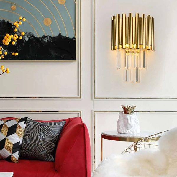 Gold LED Wall Sconce - Illuminate Your Home Fashion