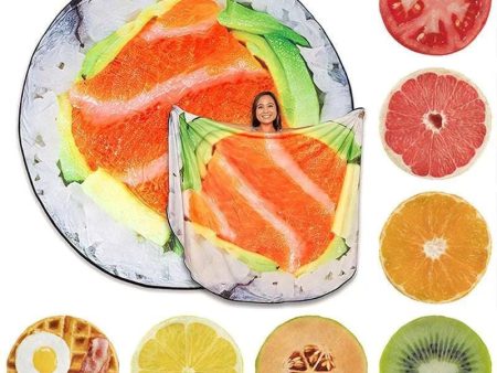 Deliciously Fruity Foodie Throw Blanket Online