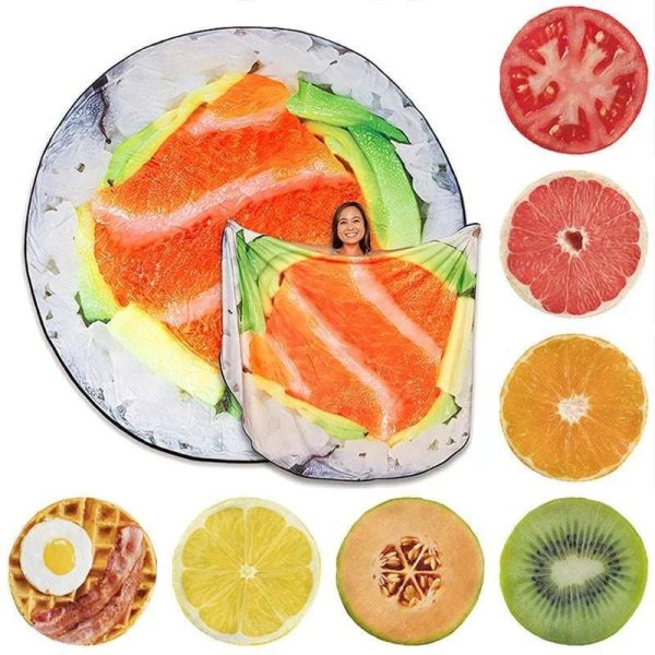 Deliciously Fruity Foodie Throw Blanket Online