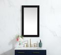 Aqua Vanity Mirror 18X32 Inch In Black For Cheap