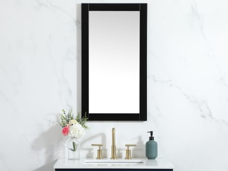 Aqua Vanity Mirror 18X32 Inch In Black For Cheap