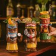 Hawaiian Brown Tiki Mug - Tropical Cocktail Delight Discount