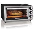 Hamilton Beach 4 Slice Toaster Oven, Silver Fashion