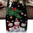 Festive Linen Christmas Table Runner Online