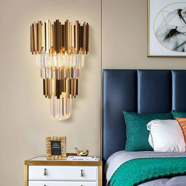 High Quality Wall Scones Crystal Bedroom Lamp For Cheap