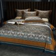 Luxurious 1000TC Egyptian Cotton Bohemian Duvet Cover Set - 4 Pieces Supply