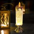 7-Color Gradient LED Crystal Candle Fashion