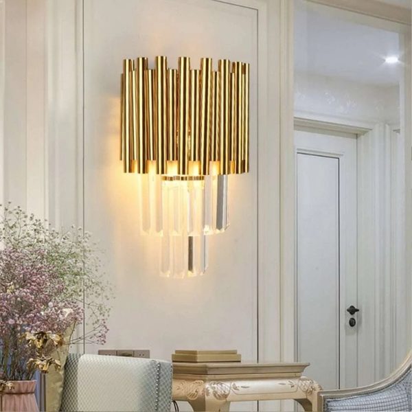 Gold LED Wall Sconce - Illuminate Your Home Fashion