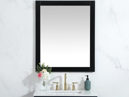 Aqua Vanity Mirror 30X36 Inch In Black Supply