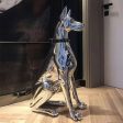 Doberman Dog Sculpture - Handcrafted Online now