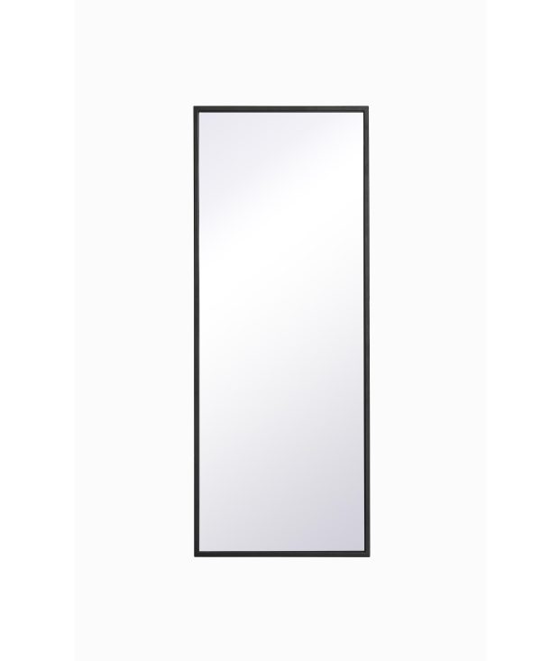 Metal Frame Rectangle Mirror 14 Inch In Black Supply