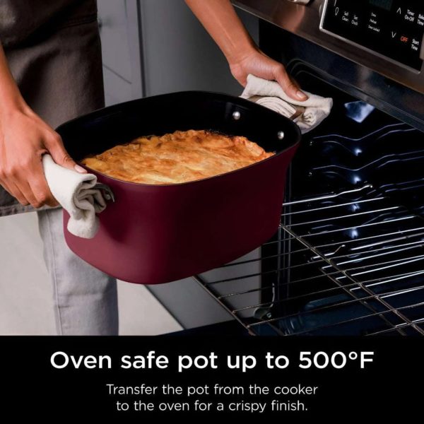 8.5 Quart Slow Cooker, Glass Lid & Integrated Spoon, Nonstick, Oven Safe Pot To 500°F, Multi-Slow Cooker Online Hot Sale