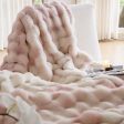 Luxury Thickened Rabbit Plush Blanket for Cozy Comfort For Discount