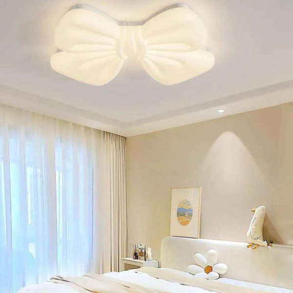 Princess Butterfly Bow Chandelier - Cute LED Ceiling Light for Kids Room Discount