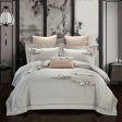 Landscape Scenery Embroidered Egyptian Cotton Bedding Set Cheap