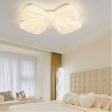 Princess Butterfly Bow Chandelier - Cute LED Ceiling Light for Kids Room Discount